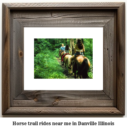 horse trail rides near me in Danville, Illinois